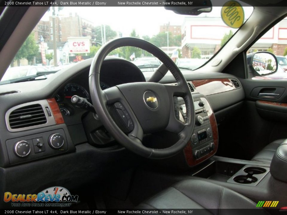 2008 Chevrolet Tahoe LT 4x4 Dark Blue Metallic / Ebony Photo #14