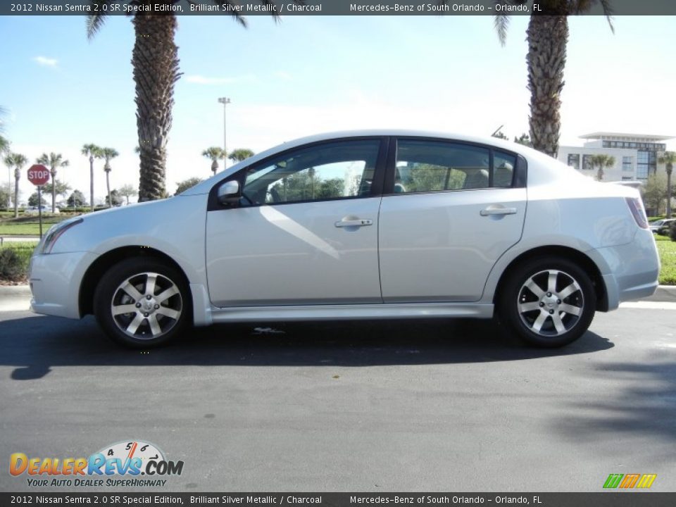 2012 Nissan Sentra 2.0 SR Special Edition Brilliant Silver Metallic / Charcoal Photo #1