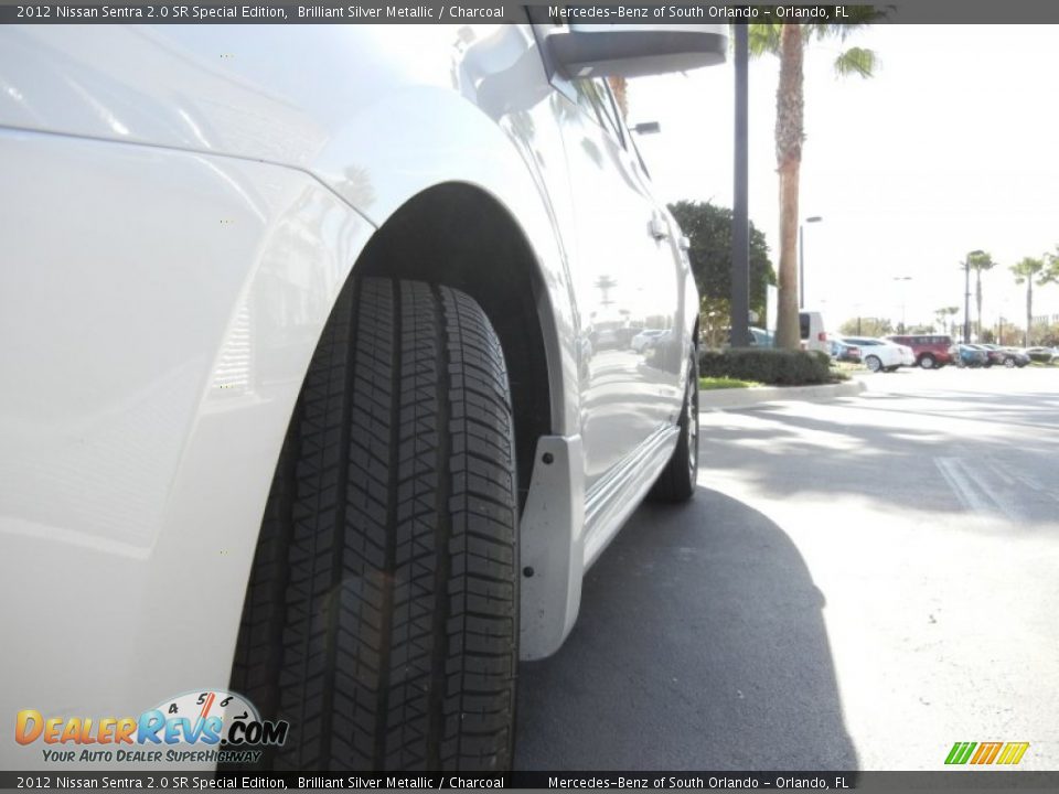 2012 Nissan Sentra 2.0 SR Special Edition Brilliant Silver Metallic / Charcoal Photo #11