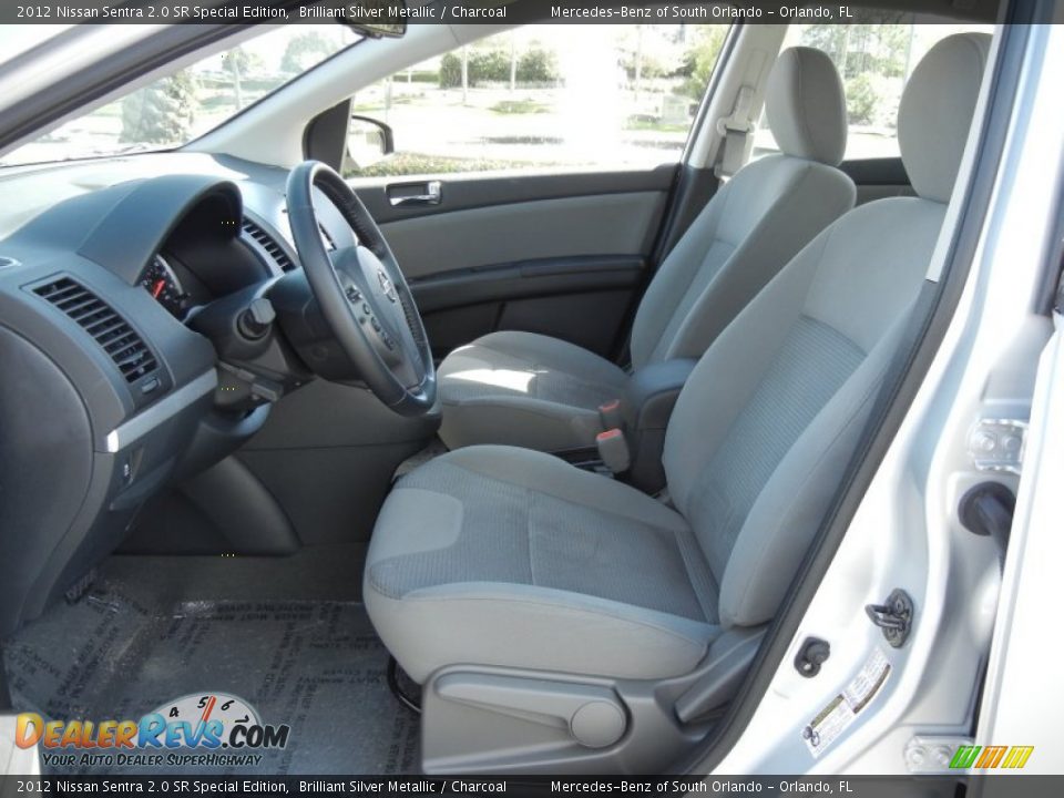 Charcoal Interior - 2012 Nissan Sentra 2.0 SR Special Edition Photo #12