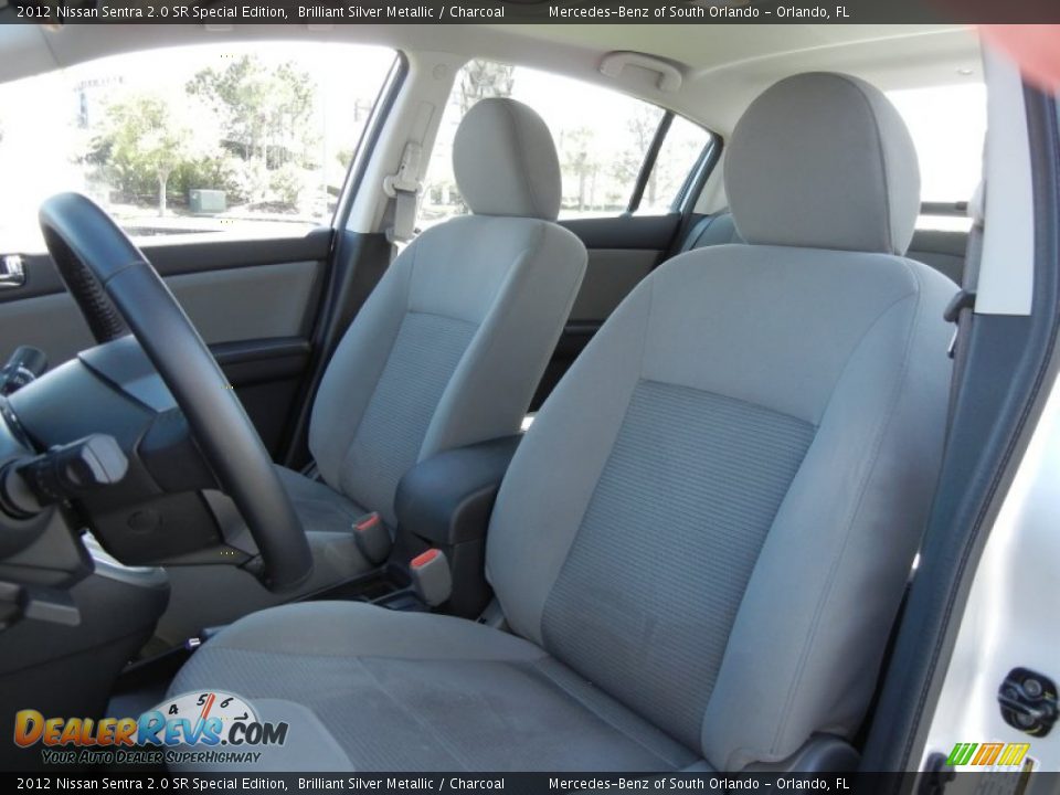 2012 Nissan Sentra 2.0 SR Special Edition Brilliant Silver Metallic / Charcoal Photo #13
