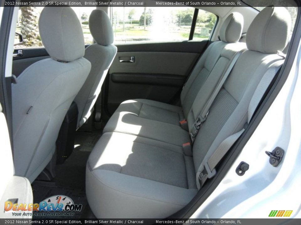 2012 Nissan Sentra 2.0 SR Special Edition Brilliant Silver Metallic / Charcoal Photo #15
