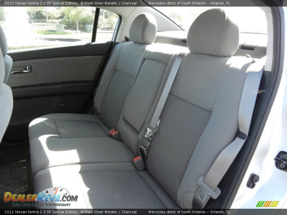 2012 Nissan Sentra 2.0 SR Special Edition Brilliant Silver Metallic / Charcoal Photo #16