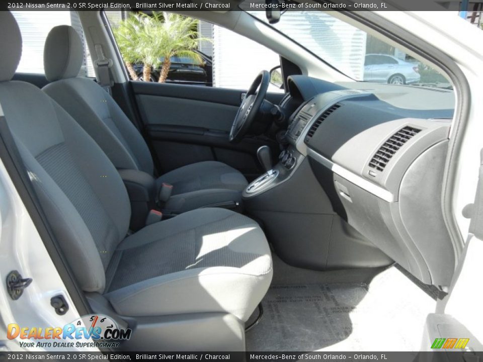 2012 Nissan Sentra 2.0 SR Special Edition Brilliant Silver Metallic / Charcoal Photo #17