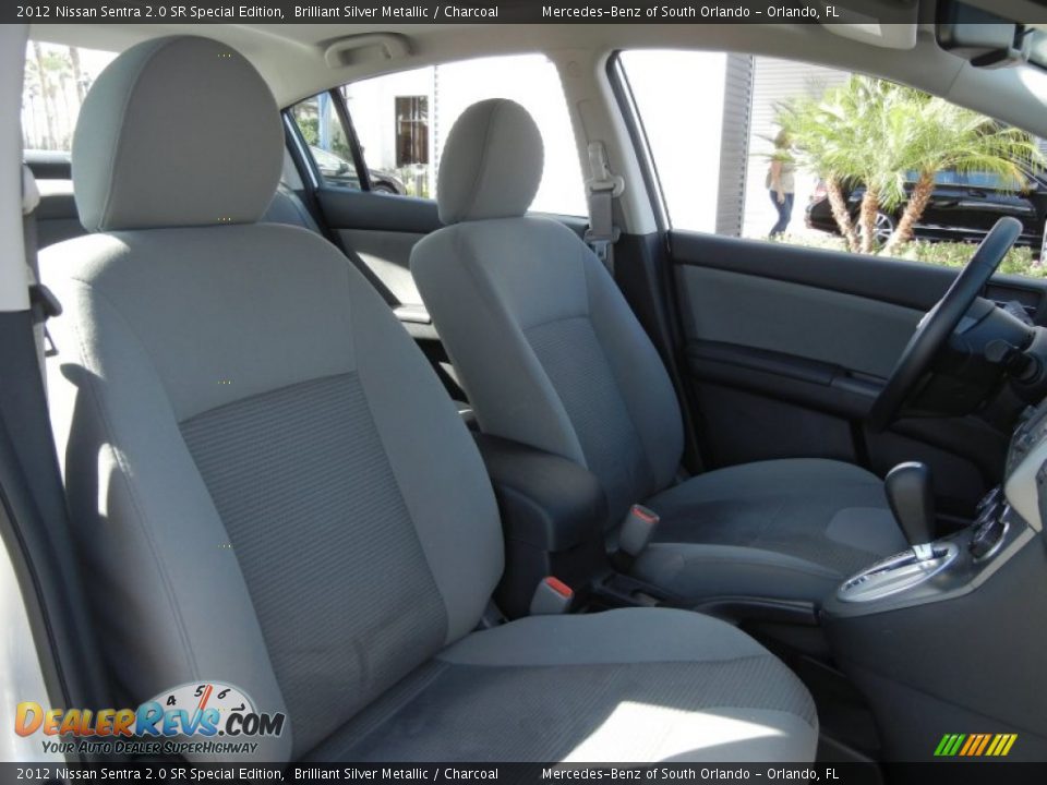 2012 Nissan Sentra 2.0 SR Special Edition Brilliant Silver Metallic / Charcoal Photo #18