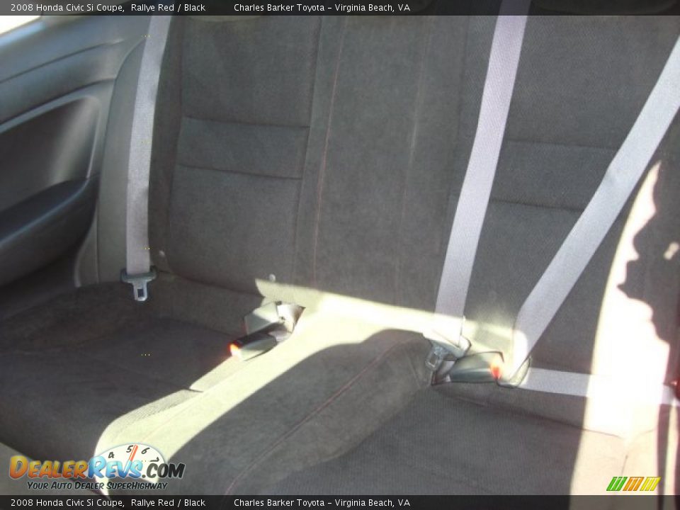 2008 Honda Civic Si Coupe Rallye Red / Black Photo #11