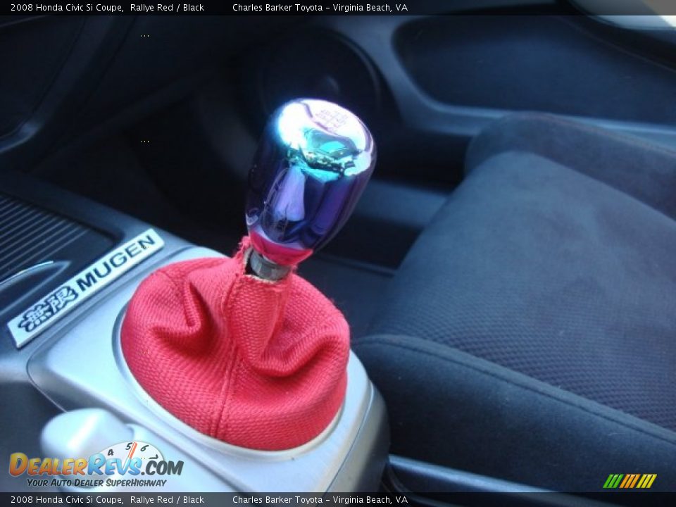 2008 Honda Civic Si Coupe Rallye Red / Black Photo #18