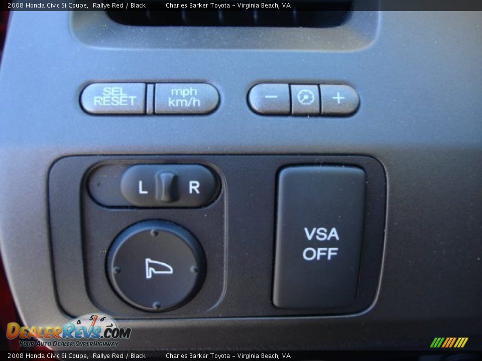 2008 Honda Civic Si Coupe Rallye Red / Black Photo #19