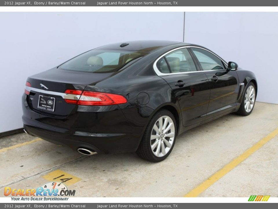2012 Jaguar XF Ebony / Barley/Warm Charcoal Photo #3