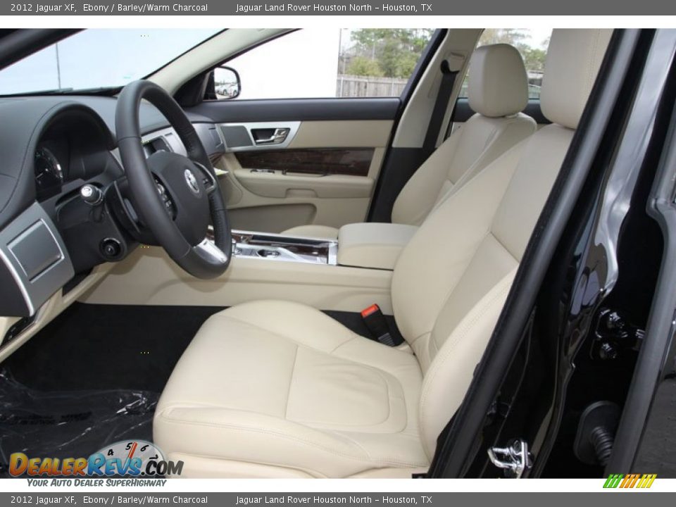 2012 Jaguar XF Ebony / Barley/Warm Charcoal Photo #5