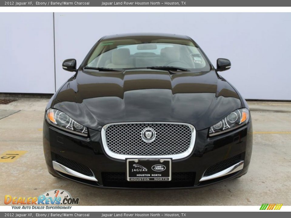 2012 Jaguar XF Ebony / Barley/Warm Charcoal Photo #7