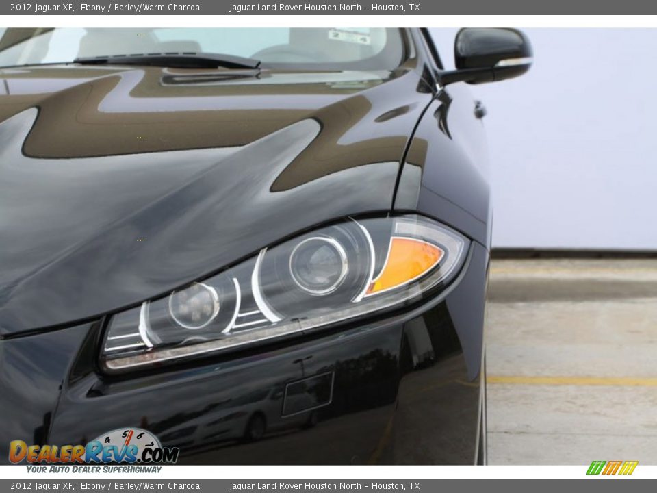 2012 Jaguar XF Ebony / Barley/Warm Charcoal Photo #8