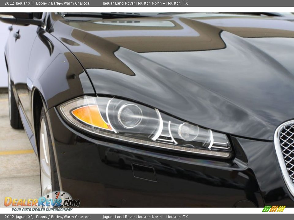 2012 Jaguar XF Ebony / Barley/Warm Charcoal Photo #9