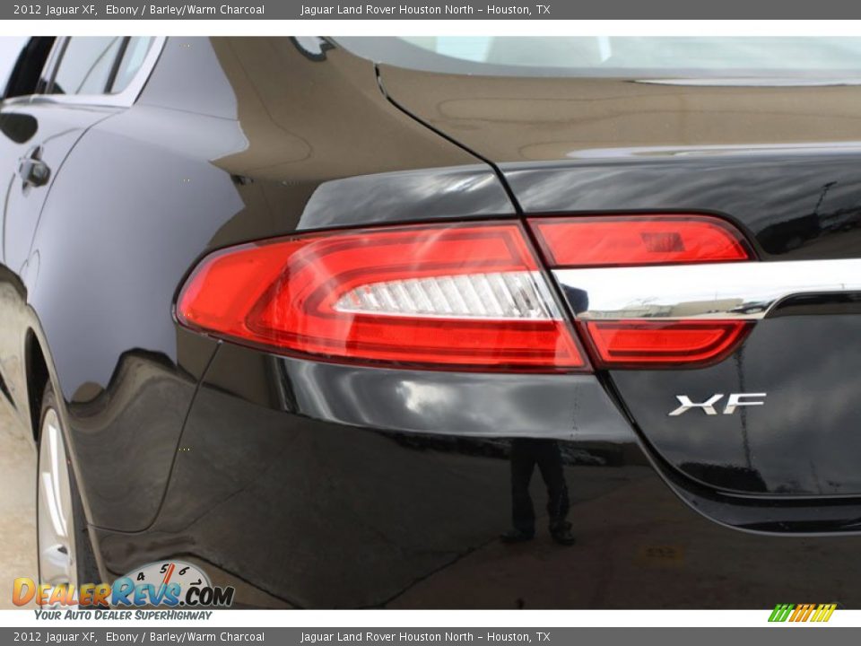 2012 Jaguar XF Ebony / Barley/Warm Charcoal Photo #12