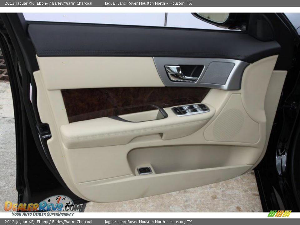 2012 Jaguar XF Ebony / Barley/Warm Charcoal Photo #13