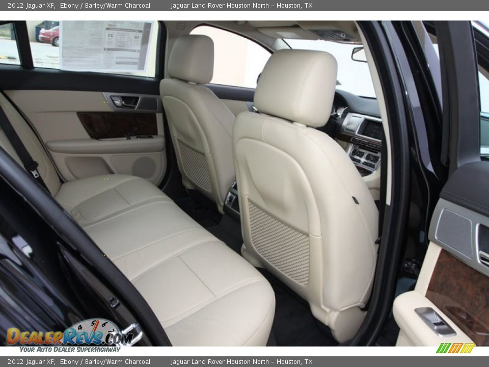 2012 Jaguar XF Ebony / Barley/Warm Charcoal Photo #18