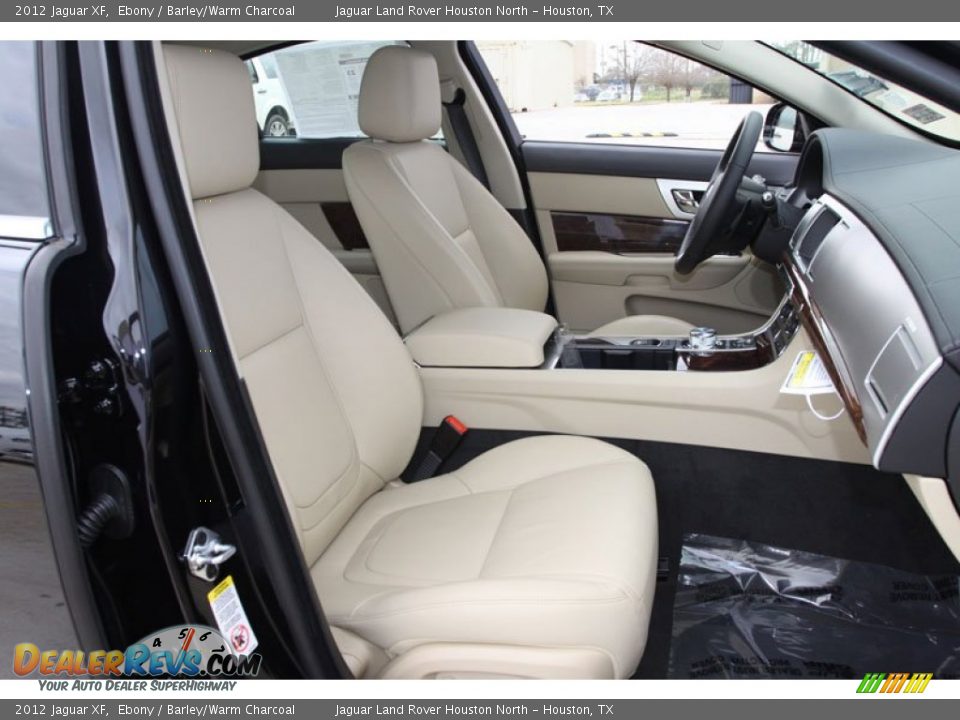 2012 Jaguar XF Ebony / Barley/Warm Charcoal Photo #21