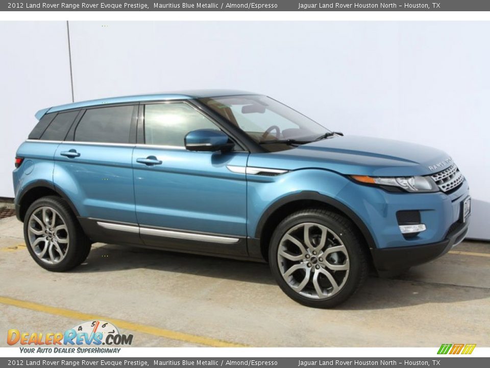 Mauritius Blue Metallic 2012 Land Rover Range Rover Evoque Prestige Photo #2