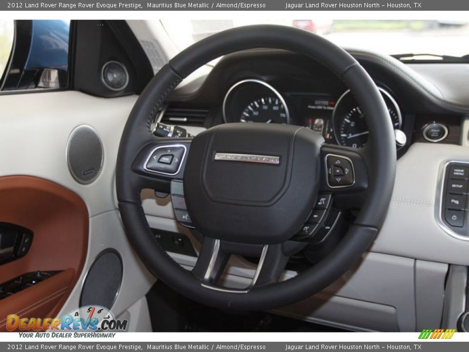 2012 Land Rover Range Rover Evoque Prestige Steering Wheel Photo #16