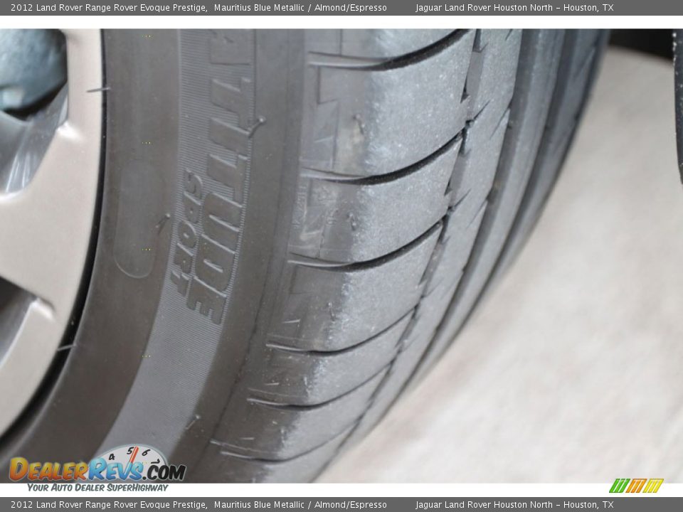 2012 Land Rover Range Rover Evoque Prestige Mauritius Blue Metallic / Almond/Espresso Photo #23