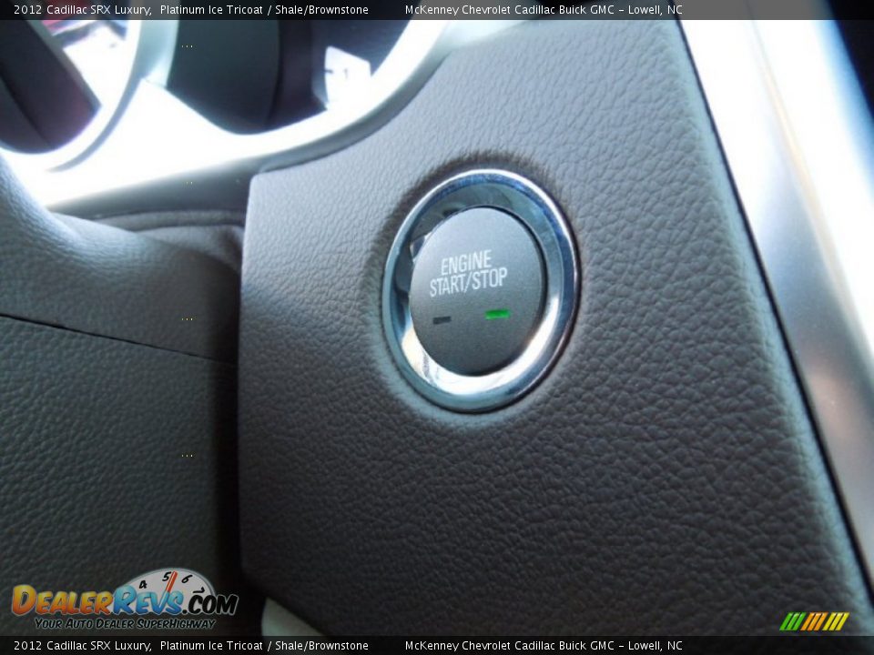 2012 Cadillac SRX Luxury Platinum Ice Tricoat / Shale/Brownstone Photo #13