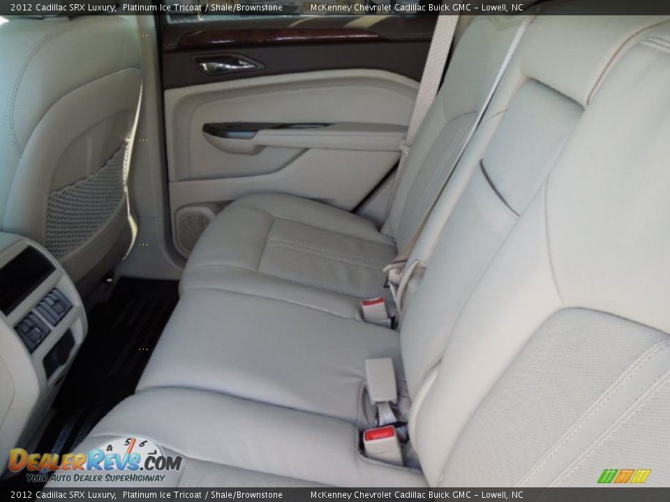 2012 Cadillac SRX Luxury Platinum Ice Tricoat / Shale/Brownstone Photo #17