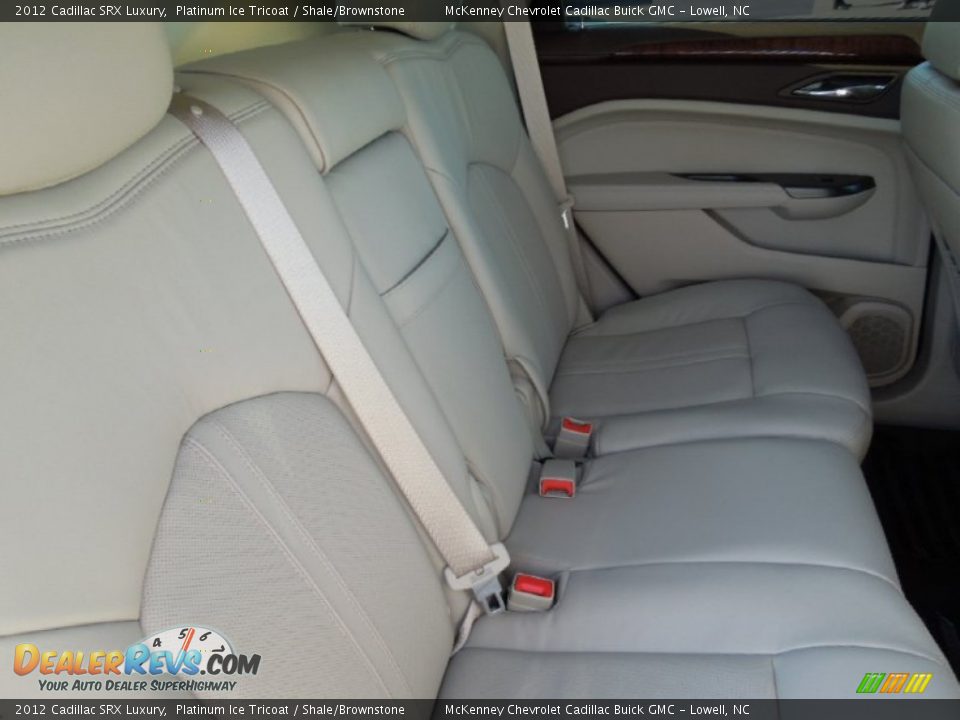 2012 Cadillac SRX Luxury Platinum Ice Tricoat / Shale/Brownstone Photo #21