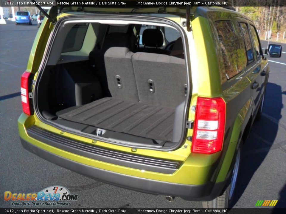 2012 Jeep Patriot Sport 4x4 Rescue Green Metallic / Dark Slate Gray Photo #18