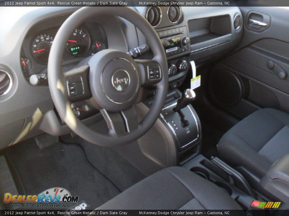 Dark Slate Gray Interior - 2012 Jeep Patriot Sport 4x4 Photo #25