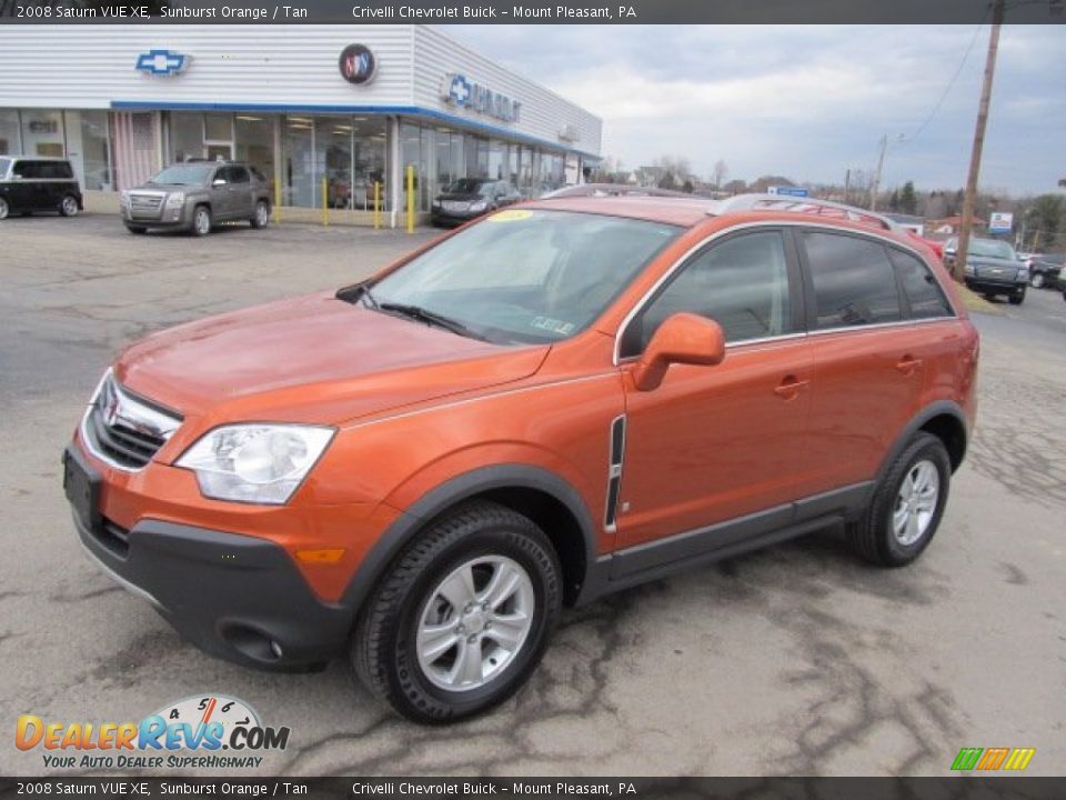 2008 Saturn VUE XE Sunburst Orange / Tan Photo #1