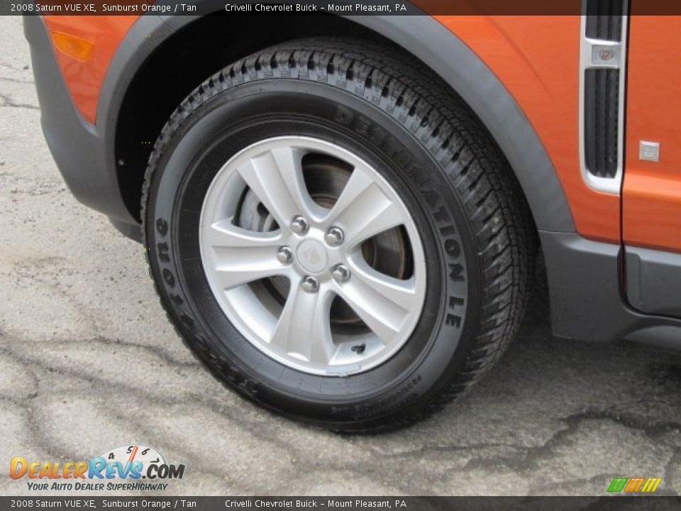 2008 Saturn VUE XE Sunburst Orange / Tan Photo #3