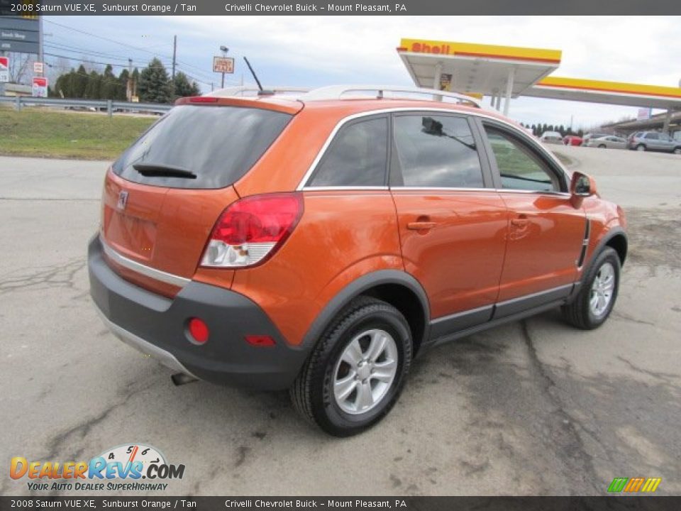 2008 Saturn VUE XE Sunburst Orange / Tan Photo #6