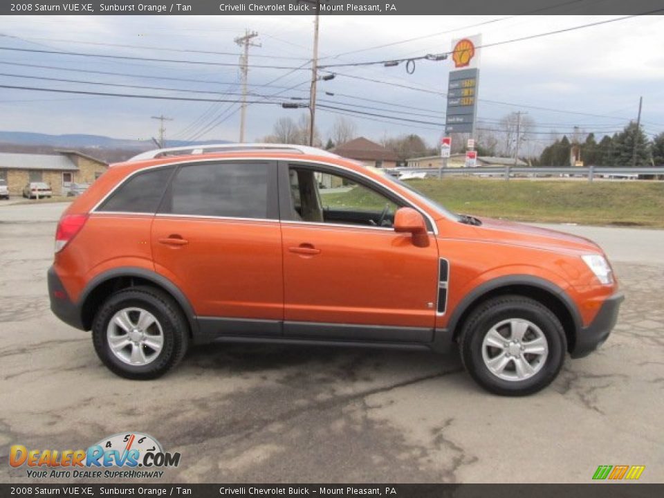 2008 Saturn VUE XE Sunburst Orange / Tan Photo #7