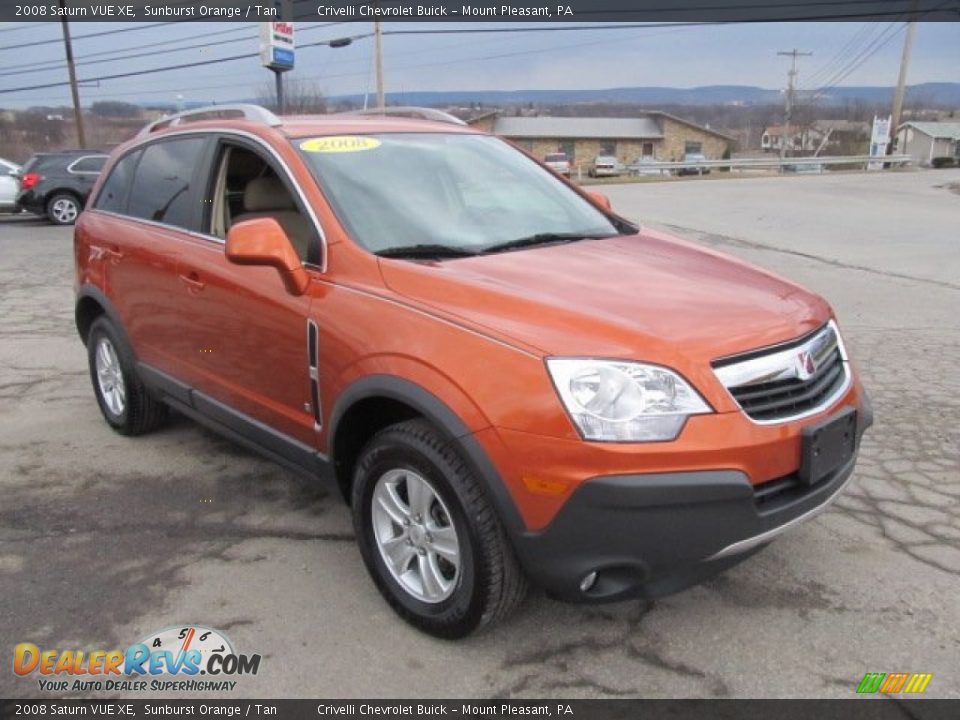 2008 Saturn VUE XE Sunburst Orange / Tan Photo #8