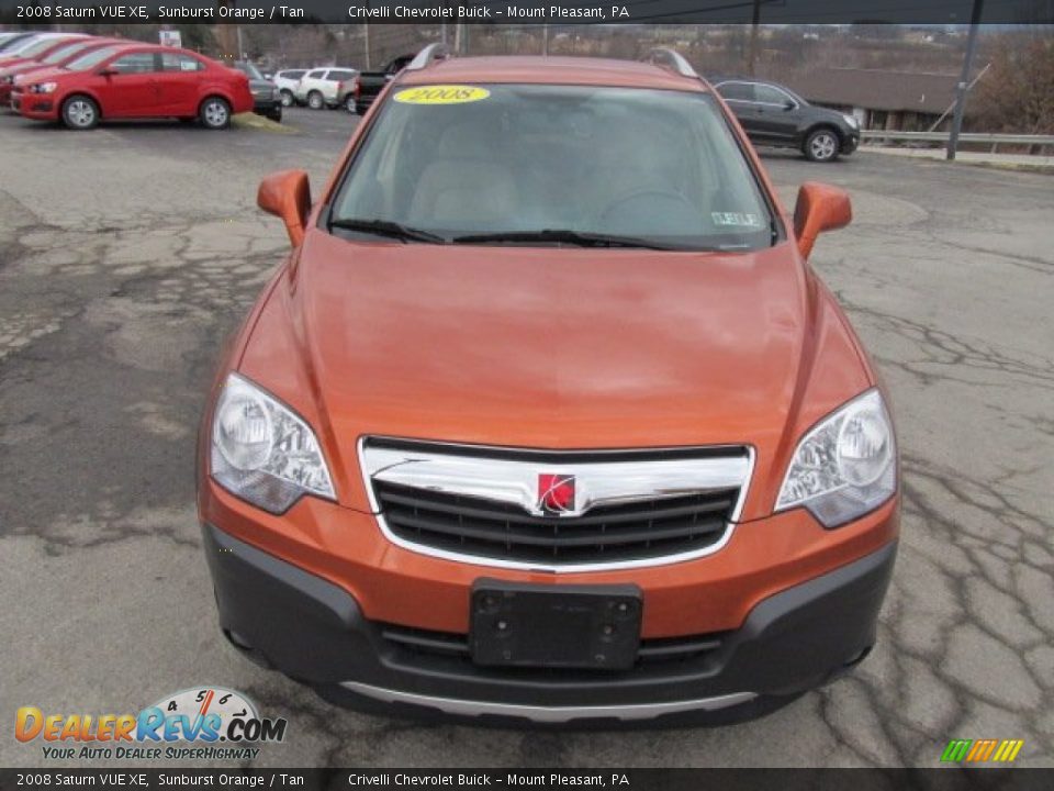 2008 Saturn VUE XE Sunburst Orange / Tan Photo #9