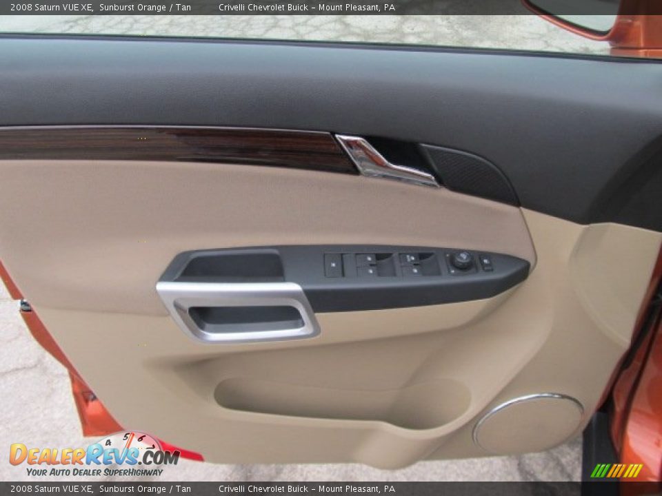 2008 Saturn VUE XE Sunburst Orange / Tan Photo #11