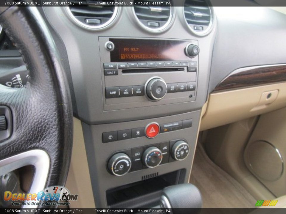 2008 Saturn VUE XE Sunburst Orange / Tan Photo #17