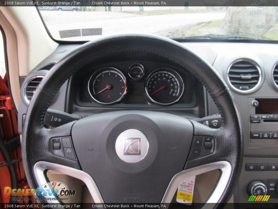 2008 Saturn VUE XE Sunburst Orange / Tan Photo #19