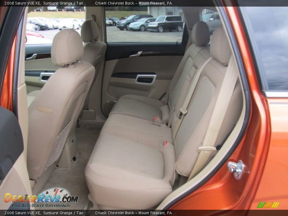 2008 Saturn VUE XE Sunburst Orange / Tan Photo #22