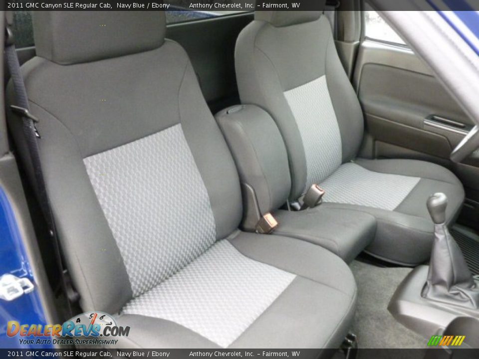 2011 GMC Canyon SLE Regular Cab Navy Blue / Ebony Photo #12