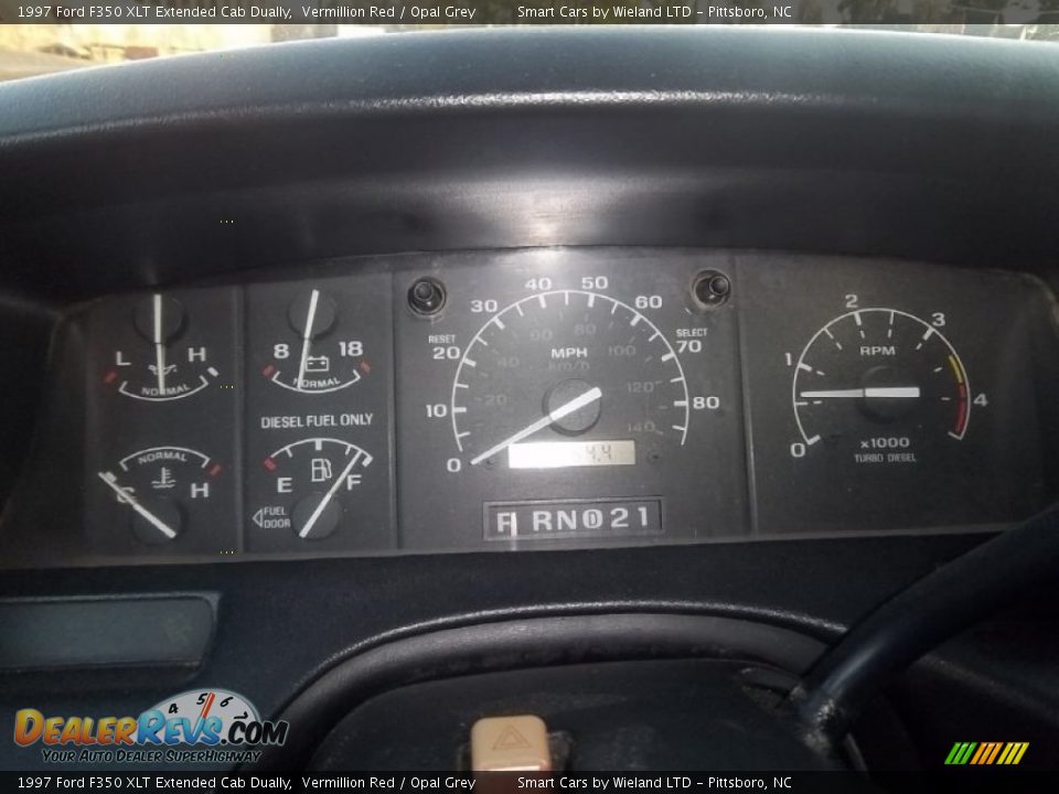 1997 Ford F350 XLT Extended Cab Dually Gauges Photo #18
