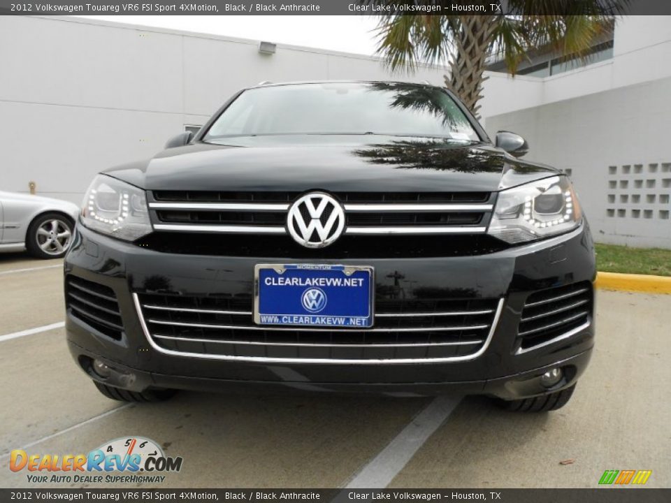 2012 Volkswagen Touareg VR6 FSI Sport 4XMotion Black / Black Anthracite Photo #2