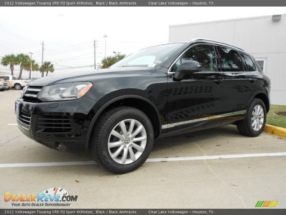 2012 Volkswagen Touareg VR6 FSI Sport 4XMotion Black / Black Anthracite Photo #3