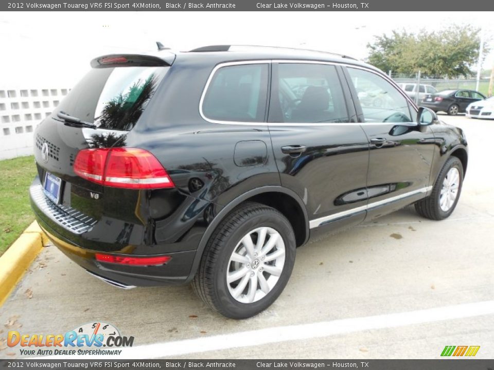 2012 Volkswagen Touareg VR6 FSI Sport 4XMotion Black / Black Anthracite Photo #7