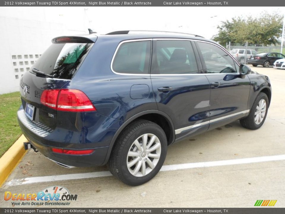 2012 Volkswagen Touareg TDI Sport 4XMotion Night Blue Metallic / Black Anthracite Photo #7