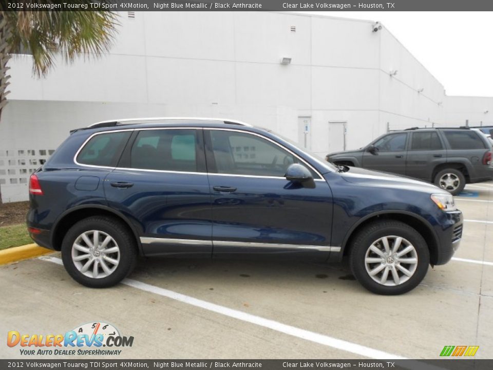 2012 Volkswagen Touareg TDI Sport 4XMotion Night Blue Metallic / Black Anthracite Photo #8