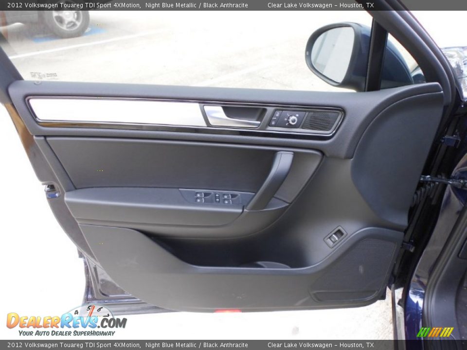 2012 Volkswagen Touareg TDI Sport 4XMotion Night Blue Metallic / Black Anthracite Photo #10