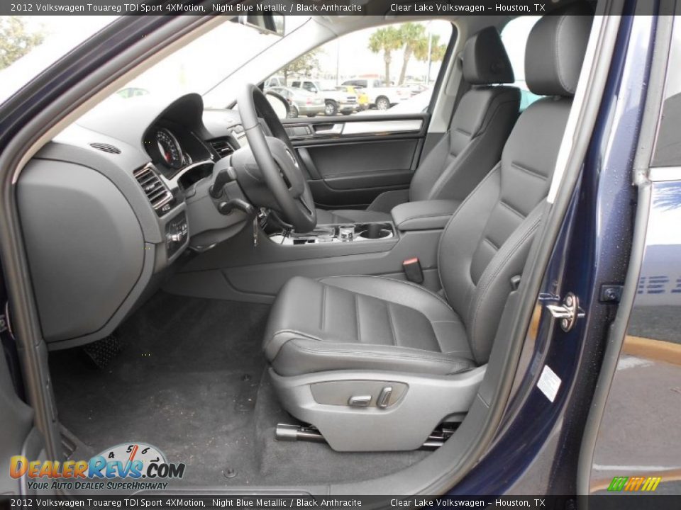 2012 Volkswagen Touareg TDI Sport 4XMotion Night Blue Metallic / Black Anthracite Photo #11
