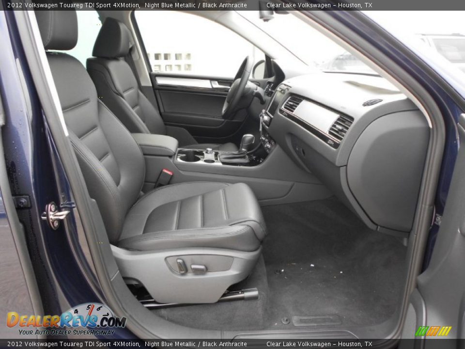 2012 Volkswagen Touareg TDI Sport 4XMotion Night Blue Metallic / Black Anthracite Photo #13