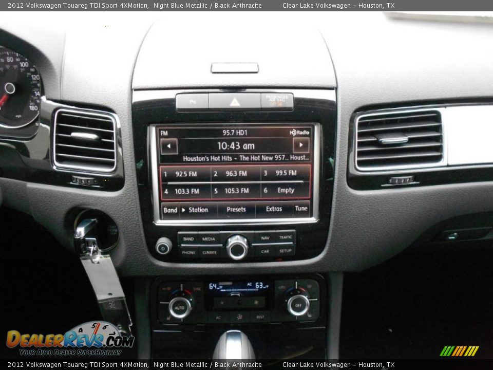 2012 Volkswagen Touareg TDI Sport 4XMotion Night Blue Metallic / Black Anthracite Photo #17